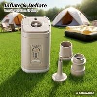 Electric Air Pump Portable Car-Mounted Electric Pump Air Mattress Pump Clothing Storage Vacuum Pump for Outdoor Camping Home Use