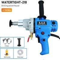 Handheld Electric Diamond Core Drill Concrete Core Drill Water-Cooled Drill Engineering Wall Drilling Machine for Drilling Hole