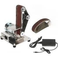 Table Belt Sander DIY Polishing Machine Multifunctional Sanding Belt Machine Cutter Edges Sharpener