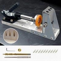 Woodworking Oblique Hole Locator Pocket Hole Jig Kit Hole Puncher DIY Carpentry Tools Hole Locator