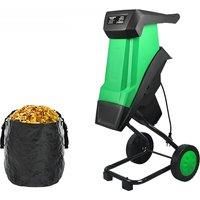 Electric Leaf Crushers Tree Hand-Pushed Tree Tree Shredder 2400W High Power Leaf Crusher Garden Tool