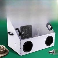 Bench Grinder Dust Box Model Acrylic Dust Cover for Spray Paint Jade Pearls Buddha Beads Punching