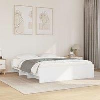Berkfield Home Bed Frame without Mattress White 160x200 cm Engineered Wood
