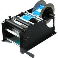 Simple Manual Round Bottle Labeling Machine Hand Crank Label Applicator With Handle For Cylindrical