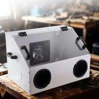 Dust Cover Box Polishing Metal Dustproof Cover for Table Grinding Machine Dental Grinding Polishing