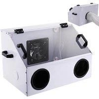 Polishing Sandblasting Dust Removal Box Metal Integrated Dust Cover Dental Laboratory Dental