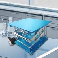 Laboratory Lifting Table Household Manual Stainless Steel Lifting Table Small Durable Movable Level