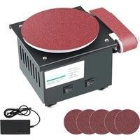 Mini Bench Disc Sander Sandpaper Sticky Disc Table Grinder DIY High Speed Sanding Disc Machine Knife