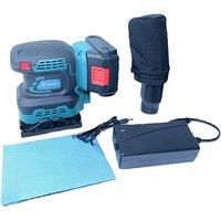 Electric Flatbed Sander Rechargeable Cordless Sandpaper Machine Sanding Polishing Waxing Machine