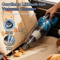Cordless Vacuum Cleaner Portable Handheld Vacuum Cleaner Multifunctional Household Lithium-Ion Cleaning Tool for Makita
