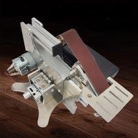 Multi-Function Mini Micro Sander Grinding Electric Small Belt Sander DIY Benchtop Stand Home Knife