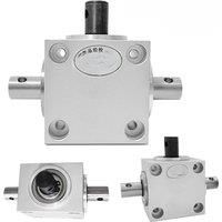 Horizontal Right Angle Steering Gear Waterproof 90 Degree Commutator Two Axis Three Axis Right Angle