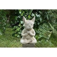 Meditating French Bulldog Figurine
