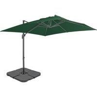 Berkfield Home Outdoor Umbrella with Portable Base Green