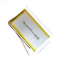 1-12PCS 3.7V Li polymer 8000mAh 7565121 Soft package battery For Power Bank Bluetooth Speakers Tablet DVD battery 7566121