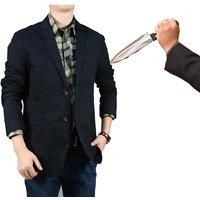 Men Casual Security Anti-Slash Anti-Stab Business Suit Self-Defense Anti-Hacking Police Fbi Military