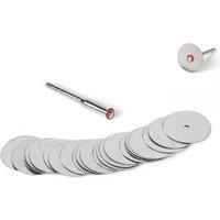 10pcs Mini Circular Saw Blades Set | HSS Cutting Discs for Dremel Rotary Tool Wood Plastic Metal Carving DIY Craft Cutter Kit