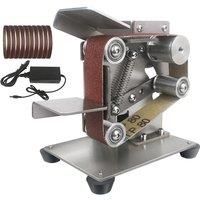 DIY Sander Belt Mini Polishing Grinding Machine Grinder Sharpening Machine Mini Electric Belt Sander