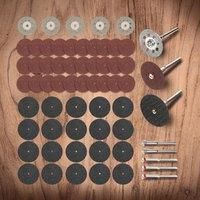 60pcs Diamond Cutting Discs Sanding Grinding Wheel Set Circular Saw Blade for Woodworking Metal