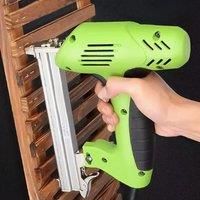 Electric Nail Gun 220V Stapler Shooter Electric Stapler Gun Woodworking F30 Straight Nail Accessory