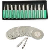 Mini Electric Drill Shank Diamond Burs Diamond Saw Blades Diamond Turning Pin Hand Drill Accessories