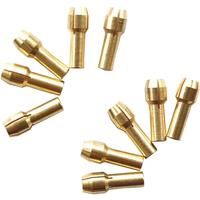10 Piece Mini Drill Collet Brass Collet Small Drill Collet Shank Collet Adapter Kit Mini Drill