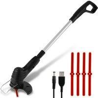 Portable Rechargeable Garden Mower Lithium Battery Mower Gardening Lawn Mower Household Weeder