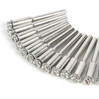 Mini Drill Rotary Tool 20PCS Steel Screw Mandrel Shank Tool DIY Woodworking Accessory Set for Dremel