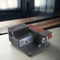Electric Belt Sander Mini Grinder DIY Polishing Grinding Cutter Edges Sharpener Mini Machine Knife sharpener