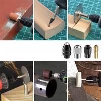 Electric Drill Grinding 10pcs 0.5-3.2mm Copper Collet Electro Grinding 4-Petal Copper Collet and