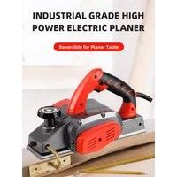 Handheld Electric Planer Multifunctional Electric Planer Portable Benchtop Woodworking Planer Tools