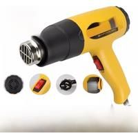 Heat Gun 2000W Adjustable Temperature Digital Display Hot Air Blower Car Film Baking Gun Electric