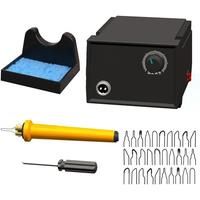 60W Electric Soldering Iron Station Digital Display Pyrography Machine Pyrography Wood Burning Tool