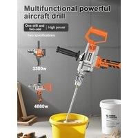 Multi-Functional Mortar Mixer Drill Machine High-Power Water Drilling Machine Handheld Mixing Drill Putty Mixing Electric Drill