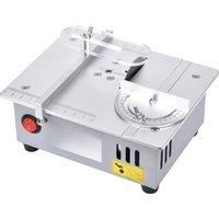 Multifunctional Mini Table Saw Spindle Motor DC 12V-24V Liftable Saw Blade Bench Saw DIY Circular