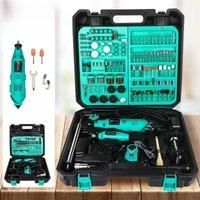 DIY Handheld Drill Power Tool Mini Grinder Electric Drill Polishing Machine Mini Rotary Tool with