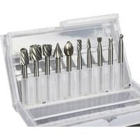 10Pcs Set Rotary Tools Router Bit 1/8"(3mm) Shank HSS Router Carbide Engraving Bits DIY Woodworking