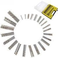 150PC Mini Drill Bit DIY High Speed Steel Drill Bit Straight Shank Small Twist Drill Set 0.4-3.2mm Micro Hole Opener