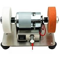 Mini Household Electric Desktop Double Grinder Mini Coarse And Fine Double Grinding Wheel Machine Polishing Drilling Burnishing