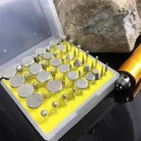 50pcs Diamond Coated Rotary Burrs Set Cutting Head Drill DIY Metalworking Grinding Grinder Head