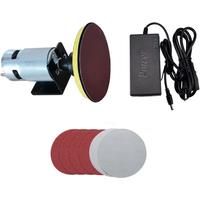 Mini Polisher Machine Sander with Sandpaper Pads Mini Sander DIY Sander Benchtop Sander Mini