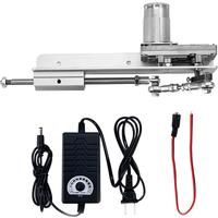 DIY Reciprocating Linear Actuator Telescopic Linear Actuator Kit Metal Gear Reduction Motor Speed
