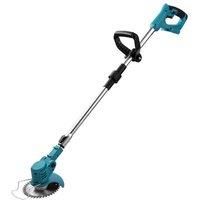 Cordless Electric Lawn Trimmer Small Household Garden Tools Rechargeable Lawn Mower for Makita (Without Battery)