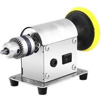 Polishing Machine Benchtop Polisher Polisher with 20pc Sandpaper Universal Grinding Machine Lathe