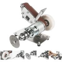 Mini Electric Belt Machine DIY Sander Polisher Grinding Machine Portable Belt Sander Grinder