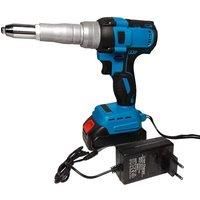 Cordless Electric Rivet Gun 26V Riveter Gun Brushless Rivet Screwdriver Rechargeable Rivet Nut Gun