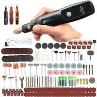 Mini Handheld Drill Mini Electric Drill Rotary Tool USB Wireless Woodworking Engraving Pen Dremel