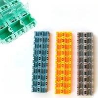 Auto Pop-up Patchbox 100Pcs/Set SMD SMT Electronic Component Container Mini Storage Boxes Kit Desk