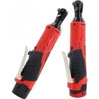 Cordless Ratchet Wrench 3/8'' Electric Rechargeable Screwdriver Removal Screw Nut Car Repair Tools