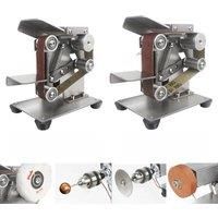 Mini Belt Grinding Machine Home Diy Polisher Machine Tool Sharpening Machine Sanding Grinding